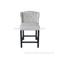 French Vintage upholstery Bar Chair